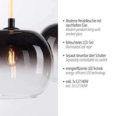 Lampa wisząca LUMA (2411-18) - Paul Neuhaus