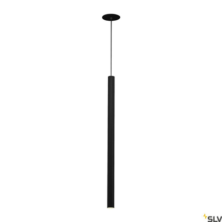 HELIA 30, lampa wisząca, LED, 3000K, okrągła, kolor czarny, rozeta płaska do zabudowy, 7,5W (158400) - SLV