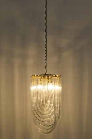 Lampa wisząca WAVE złota 60 cm (DP0339-600 gold) - Step into Design