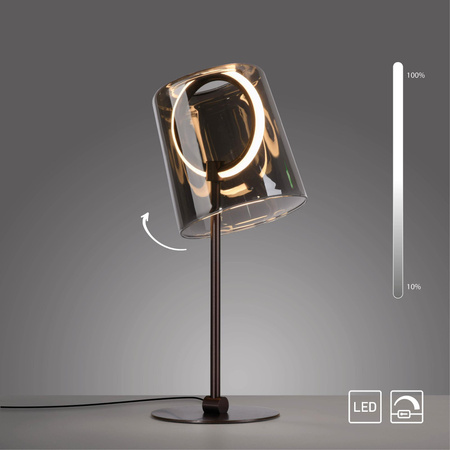 ZULA LAMPA WISZĄCA BRĄZ (4542-25) - Paul Neuhaus