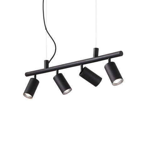 Lampa wisząca DYNAMITE Czarny (DYNAMITE_SP4_NERO) - Ideal Lux
