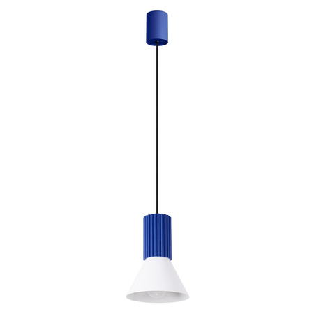 Lampa wisząca ESTRIA 1 biała/ultramaryna (SL.1874) - Sollux Lighting