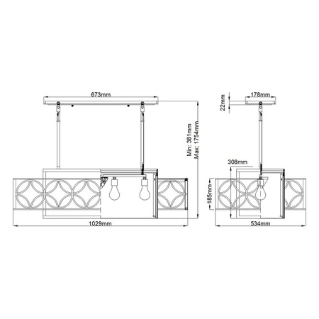 Żyrandol Remy (FE-REMY-P-A) - Elstead Lighting
