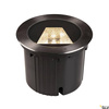 HORN MAGNA, lampa sufitowa wpuszczana LED indoor, kolor czarny/złoty 3000K 25° (1002594) - SLV