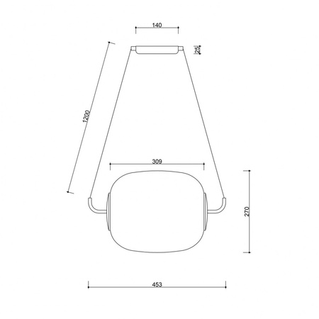 EPLI biała sufitowa lampa wisząca (EP0111P0) - Ummo