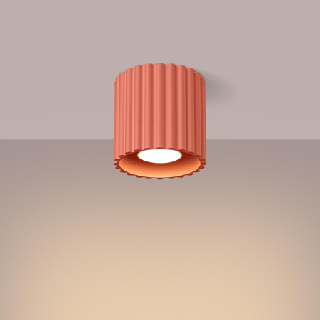 Plafon AURA 1 brzoskwiniowy GU10 (SL.1824) - Sollux Lighting