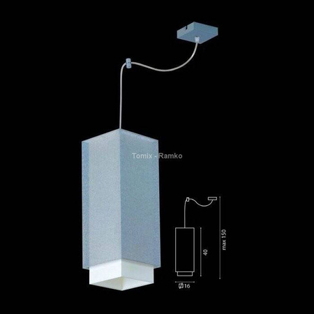 Żyrandol W-1 LASTRA srebro (67183 Ramko) - żyrandol