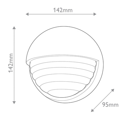 Mały kinkiet LED Palais - Polerowany nikiel (QN-PALAIS-W-S-PN) - Quintiesse