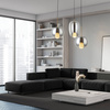 PENDANT LIGHT 3XG9 SMOKED GLASS -GOLD MATT (22148 Zambelis) - Zambelis