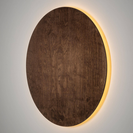 Drewniany kinkiet Ring Timber XXL (11178) - Nowodvorski