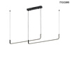 MOOSEE lampa wisząca SHAPE DUO 120 czarna (MSE010100329) - Moosee