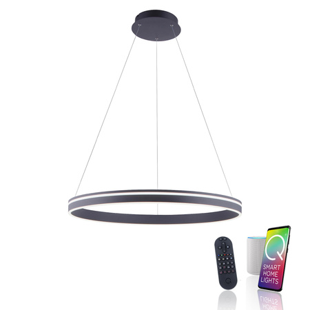 Q-VITO LAMPA WISZĄCA ANTRACYT (8412-13) - Paul Neuhaus