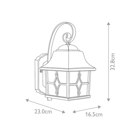 Kinkiet zewnętrzny Kent (KENT) - Elstead Lighting