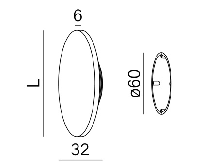 Kinkiet MAXI POINT round LED Kol. Biały 4000K (26514-M940-D9-00-13) - AqForm