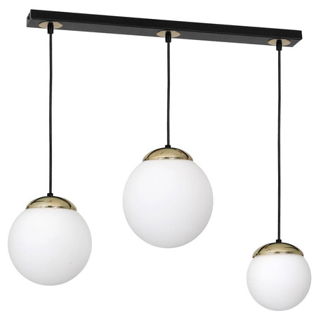 Lampa wisząca SPARTA BLACK / GOLD 3xE14 (MLP6500) - Eko-Light