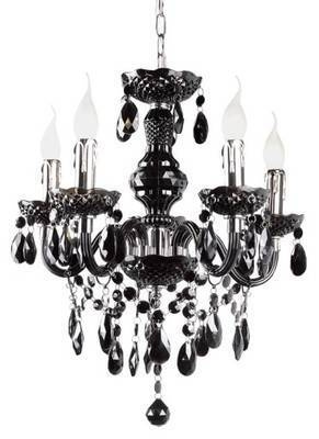 Lampa wisząca Whiz kol. czarny (L.90690/5BL) Italux - żyrandol