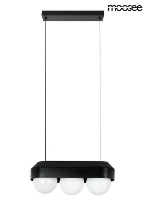 Lampa wisząca DROPS 3 czarna (MSE010100273) - Moosee
