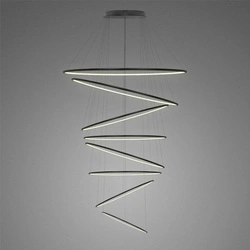 Lampa wisząca Ledowe okręgi No.8 Φ230 in 4k  czarna Altavola Design (LA088/P_230_in_4k_black) - ALTAVOLA DESIGN