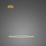 Lampa wisząca Ledowe Okręgi No.1 60cm 3k złota ściemnialna pająk (LA073/CO_60_in_3k_gold_dimm) - ALTAVOLA DESIGN
