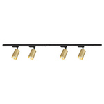 Zestaw Pipe Track Złoty 4xGU10 1,5m (ML1167) - Milagro