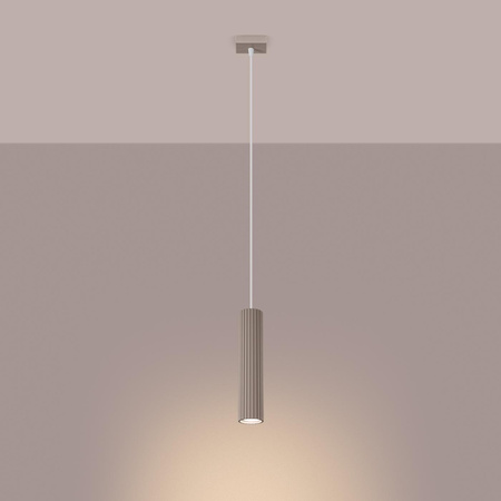 Lampa wisząca KARBON 1 taupe (SL.1759) - Sollux Lighting