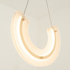 PENDANT LED LIGHT 11W 3000K ALUMINIUM-GLASS GOLD (23030 Zambelis) - Zambelis