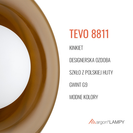 Szklany kinkiet TEVO (8811) - Argon