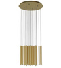 MAXLIGHT P0476D LAMPA WISZĄCA ORGANIC 33x1  ZŁOTO SZCZOTKOWANE