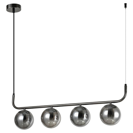 Lampa wisząca Alisa 4 smoked (LP-005/4L BK) - Light Prestige