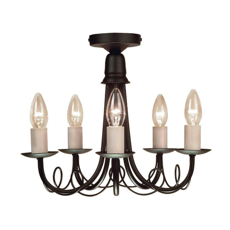 Żyrandol Minster (MN5-BLACK) - Elstead Lighting