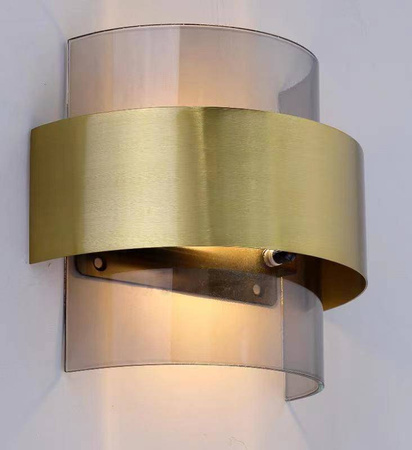 Kinkiet MIELE (LP-866/1W SM/GD) - Light Prestige