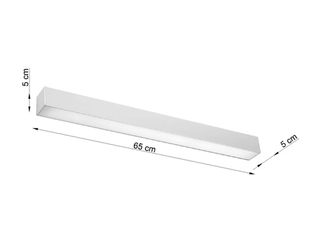 Kinkiet PINNE 67 szary 4000K (TH.040) - Thoro Lighting