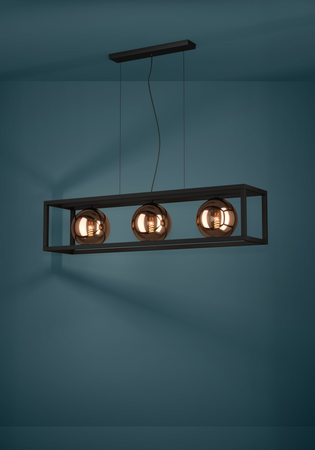 Lampa wisząca CORDOBA czarna (390091) - EGLO