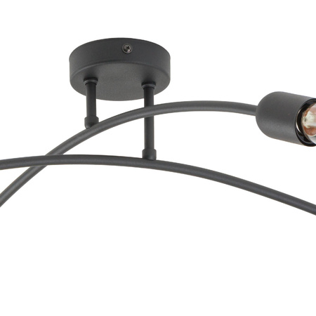 Lampa sufitowa HELIX czarna 4 PŁ (4687) - TK Lighting