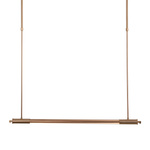 MAXLIGHT P0660D LAMPA WISZACA FLUSORE BRUSHED GOLD
