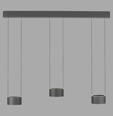 PURE CLIPSE LAMPA WISZĄCA SZARA (2473-15) - Paul Neuhaus