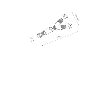 WATERPROOF „Y” CONNECTOR IP68 (8846) - Nowodvorski