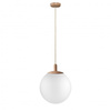Lampa wisząca ALUR WOOD M kolor Drewno (11148119) - KASPA