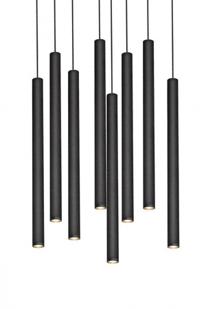 Lampa wisząca ROLL 8 kolor Czarny (11174802) - KASPA
