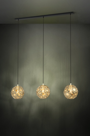 Lampa wisząca SKOURA czarna (39757) - EGLO