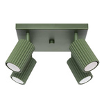 Plafon KARBON 4 zielony oliwkowy (SL.1621) - Sollux Lighting
