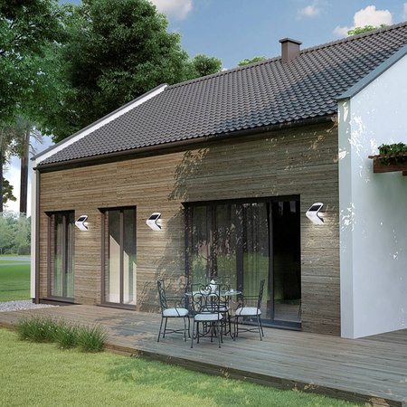 Lampka Solarna Butterfly Biała 1,5W (EKO8817) - Eko-Light / z czujnikiem ruchu i zmierzchu