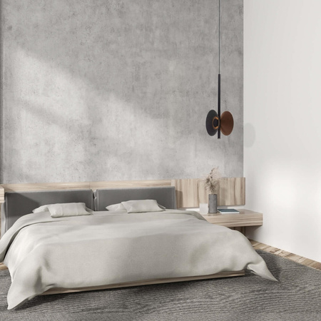 PENDANT LED LIGHT 3X2W 3000K ACOUSTIC BROWN-GREY (23176 Zambelis) - Zambelis