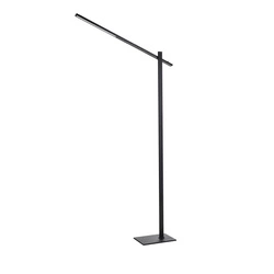 Ściemnialna czarna lampa podłogowa ONTARIO FLOOR DIMM SWITCH BK (AZ6803) Azzardo