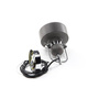 Lampa wisząca gipsowa ciemna szara PAVONIS (D342104) - żyrandol