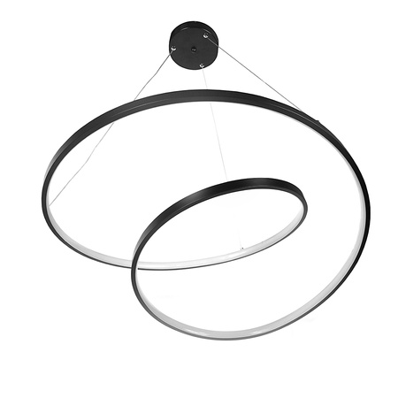 Lampa wisząca led 60w czarna DL-J06 + Pilot MONA - DomenoLED