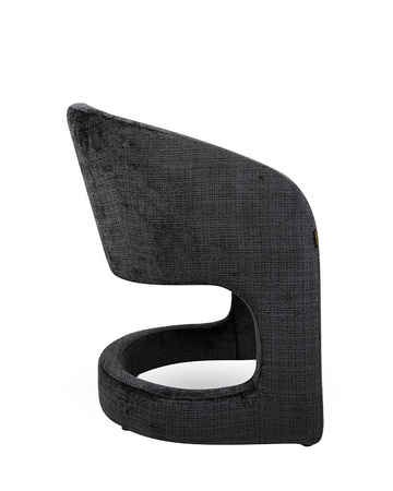 MaMaison krzesło SHELLY czarne (MM001501100357) - MaMaison