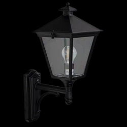 Kinkiet zewnętrzny LONDON 480 BLACK E27 LED 9W Norlys