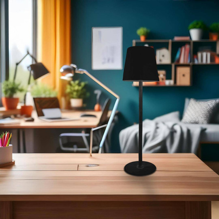 Lampka na stół Toscana IP 44 black 2W (ML1293) - Milagro