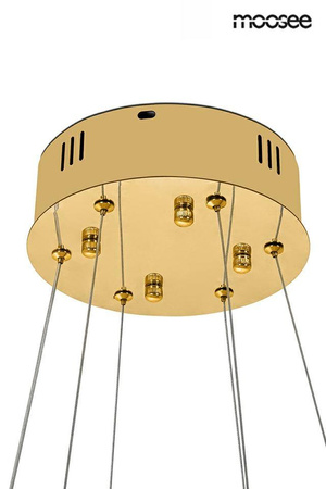MOOSEE lampa wisząca WAVE 80 złota (MSE1501100538) - Moosee